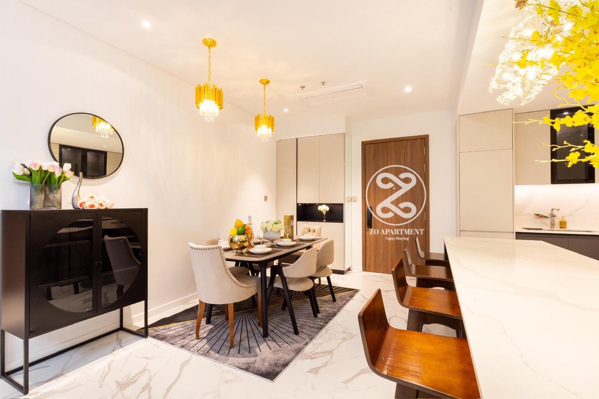 The Crest-Central Saigon Riverside -Free Pool-Gym-Sauna Room-Yoga Room โฮจิมินห์ซิตี้ ภายนอก รูปภาพ