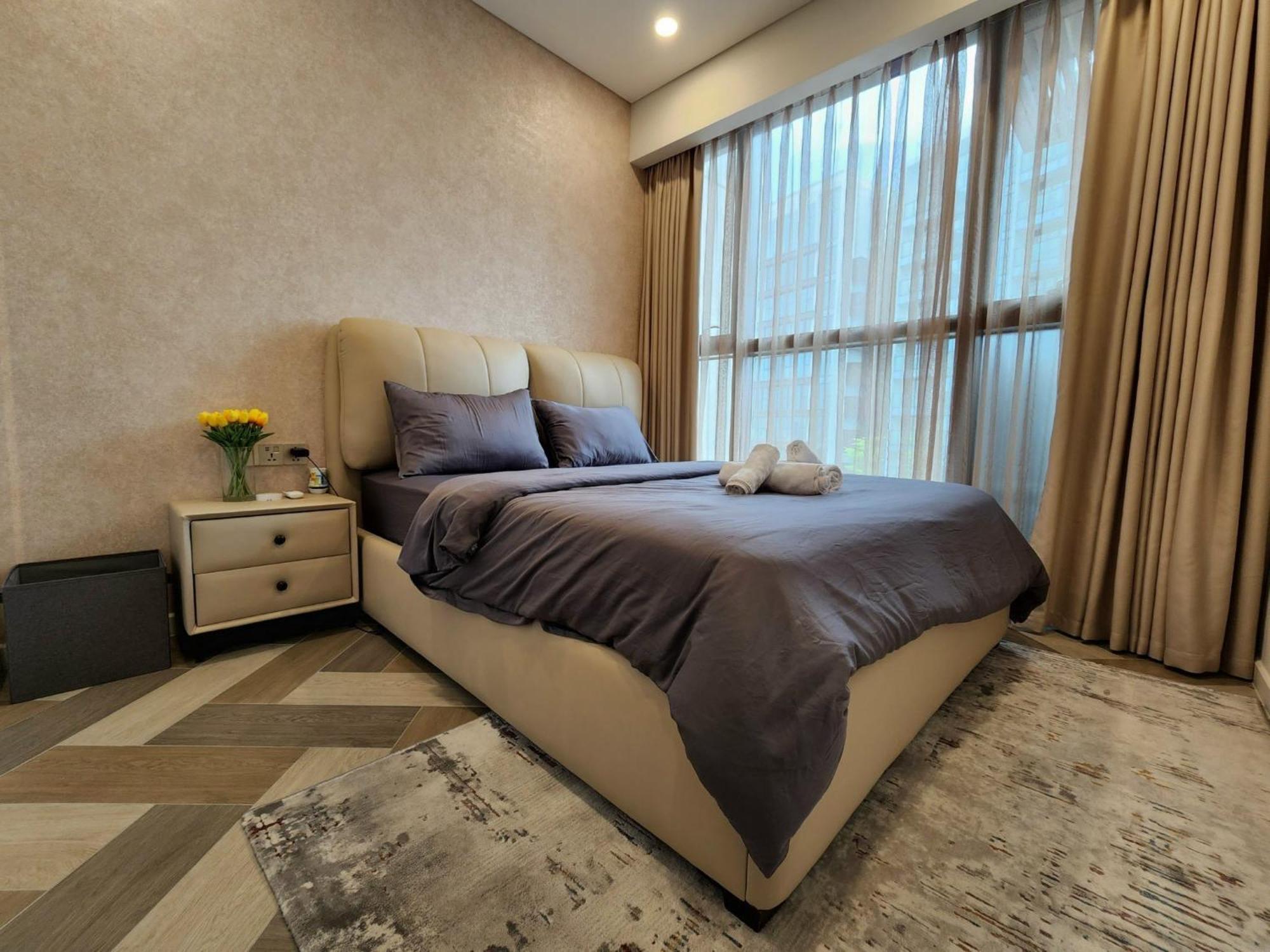 The Crest-Central Saigon Riverside -Free Pool-Gym-Sauna Room-Yoga Room โฮจิมินห์ซิตี้ ภายนอก รูปภาพ